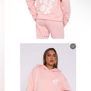 WHITE FOX The New Standard Oversized Hoodie Pink SOLD OUT S/M